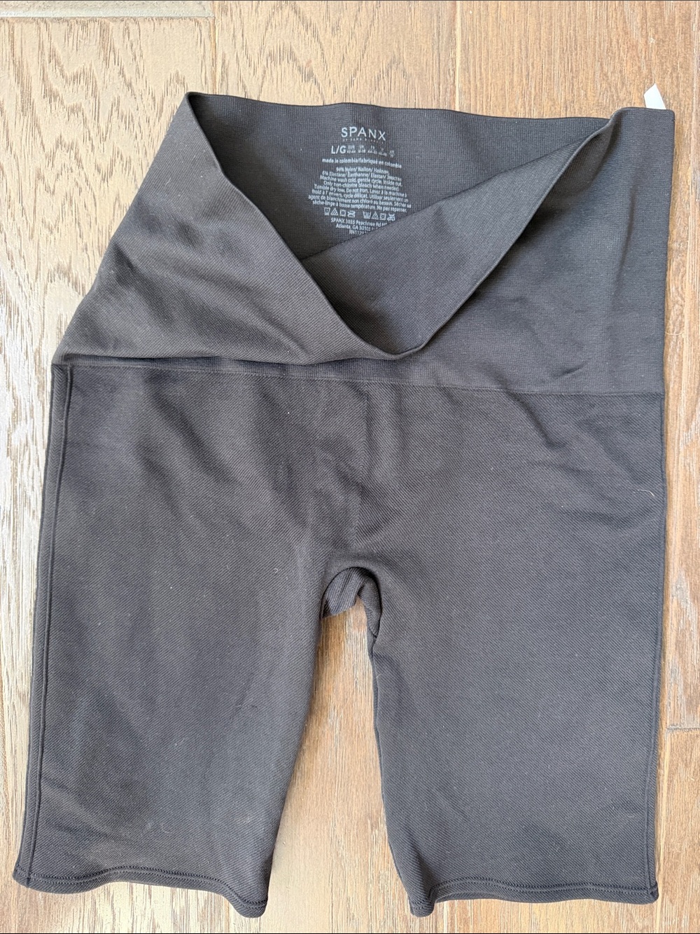 SPANX Black Biker Shorts